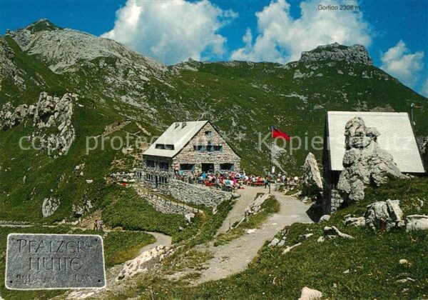 Liechtenstein  Pfälzer Hütte Bettlerjoch Augstenberg
