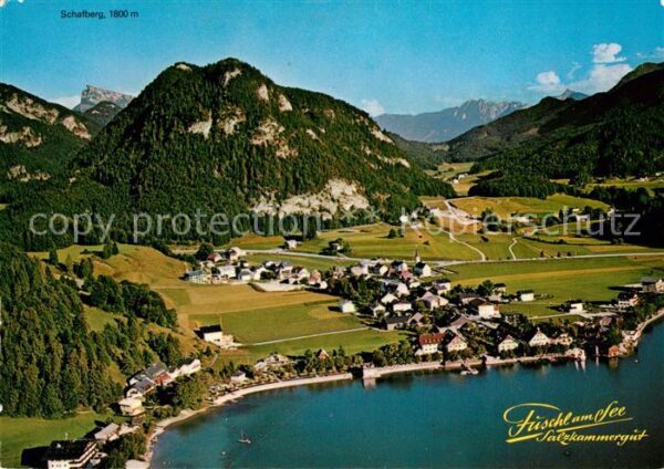 Fuschl See Salzkammergut Fliegeraufnahme