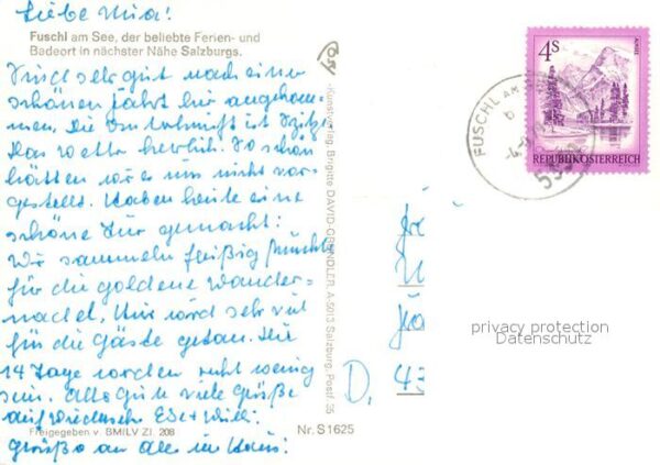 Fuschl See Salzkammergut Fliegeraufnahme – Bild 2