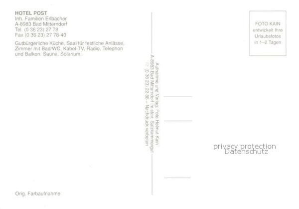 Bad Mitterndorf Hotel Post – Bild 2
