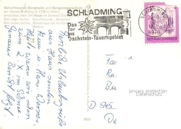 Haus Ennstal Kaibling Alm Bergheim Hauser Kaibling M – Bild 2