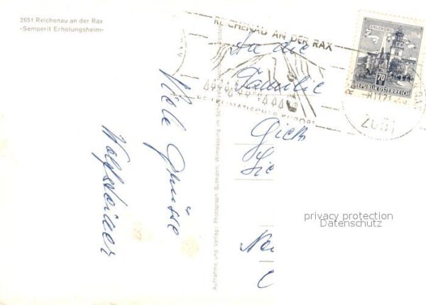 Reichenau Rax Semperit Erholungsheim – Bild 2