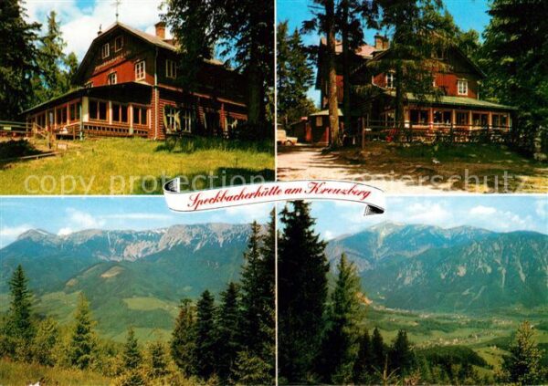 Breitenstein Niederoesterreich Speckbacherhütte am Kreuzberg