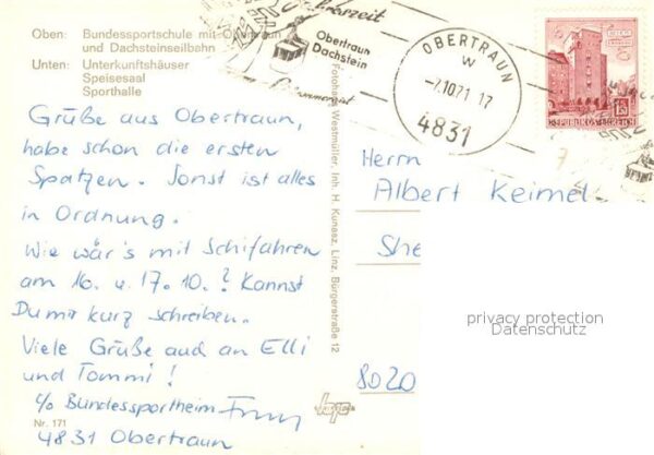 Obertraun Bundessportschule Dachsteinseilbahn Unt – Bild 2