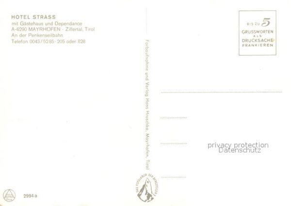 Mayrhofen Zillertal Hotel Strass Gästehaus Dependance Winte – Bild 2