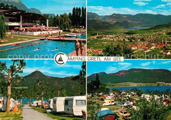Kalterer See Suedtirol Camping Gretl am See