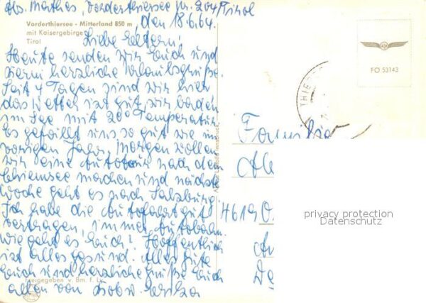 Vorderthiersee Fliegeraufnahme Mitterland Kaisergebirg – Bild 2