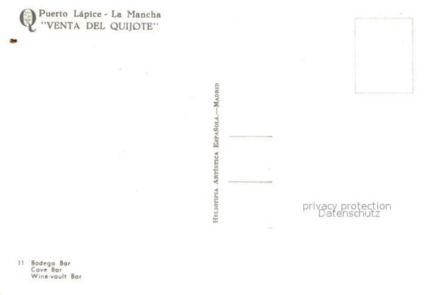 Puerto Lapice La Mancha Venta del Quijote Bodega Bar – Bild 2