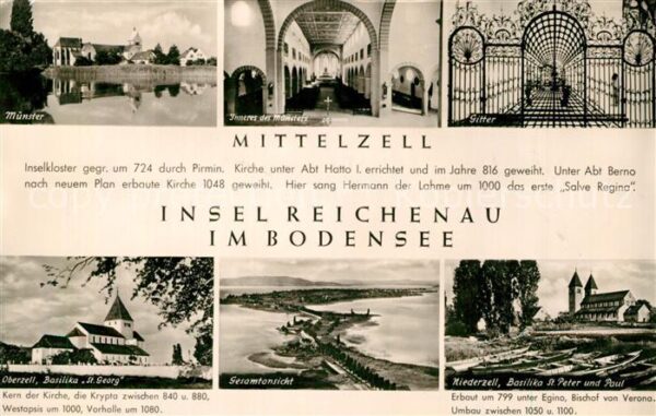 Reichenau Bodensee Münster Mittelzell Basilika Oberzell Sa