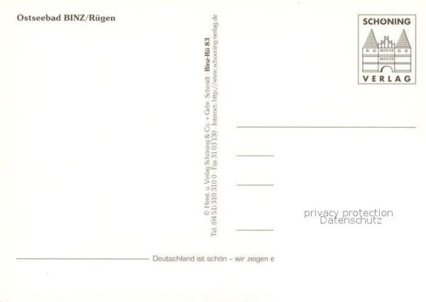 Binz Ruegen Strand Kurpark Schloss Chronik – Bild 2
