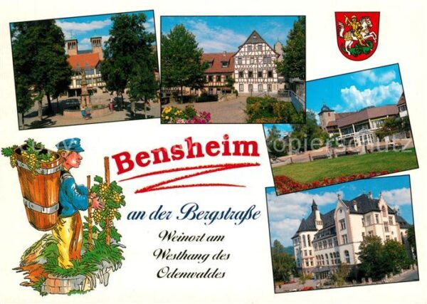 Bensheim Bergstrasse Fachwerkhäuser Schloss