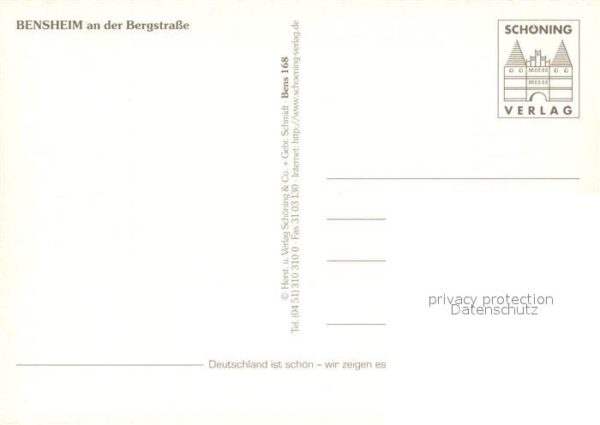 Bensheim Bergstrasse Fachwerkhäuser Schloss – Bild 2