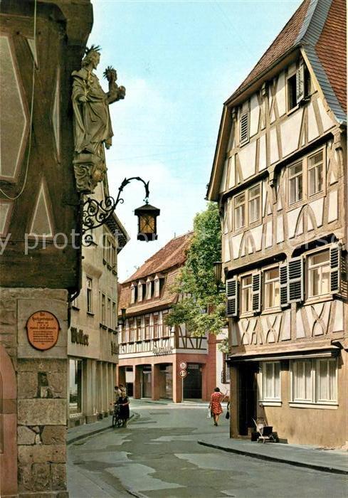 Bensheim Bergstrasse Alte Fachwerkhäuser Markt