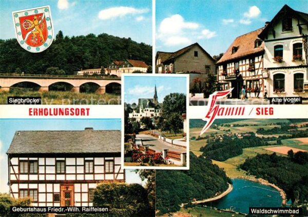 Hamm Sieg Siegbrücke Alte Vogtei Geburtshaus Frie