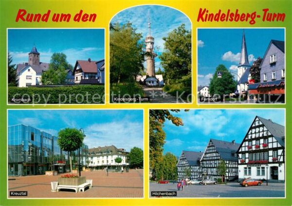 Kreuztal Westfalen Kindelsberg Turm Krombach Hilchenbach F