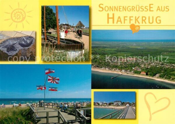 Haffkrug Ostseebad Fliegeraufnahme Panorama Strand Uferpro