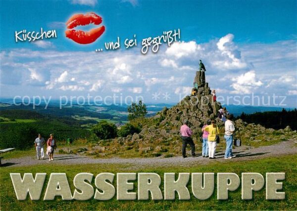 Wasserkuppe Rhoen Panorama Küsschen