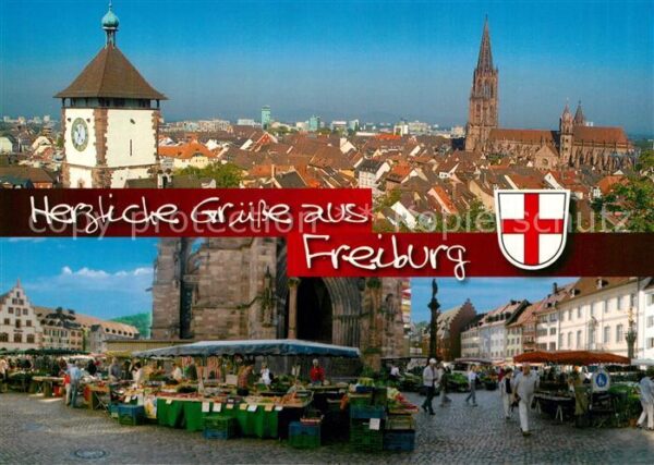 Freiburg Breisgau Münster Marktplatz