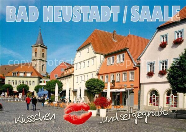 Bad Neustadt Kirche Marktplatz Küsschen