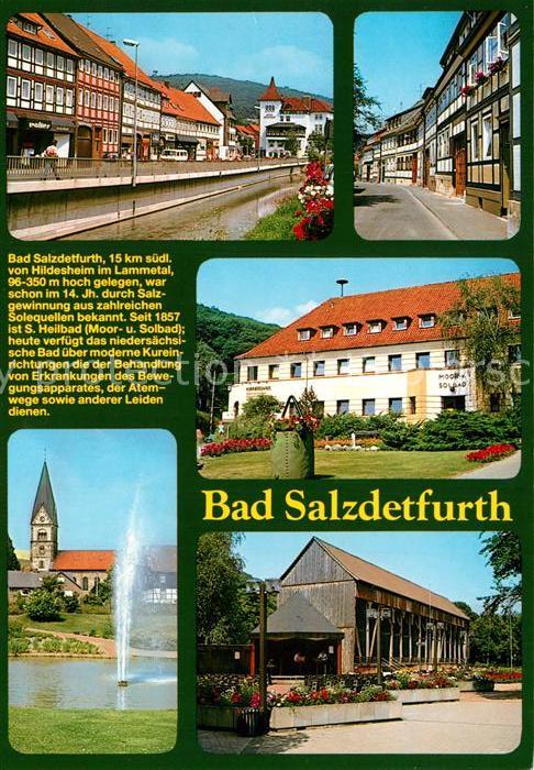 Bad Salzdetfurth Stadtansicht Kurhaus Salinen Kirche Par