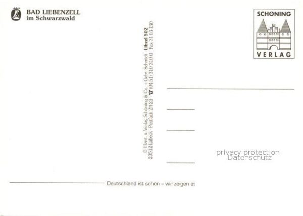 Bad Liebenzell Panorama Schwimmbad Wasserfontäne Chron – Bild 2