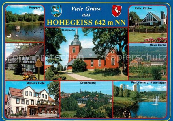 Hohegeiss Harz Kurpark Haus Berlin Holzkirche Müllers
