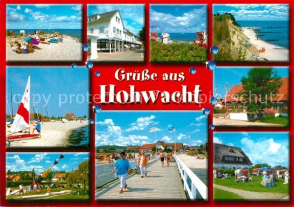 Hohwacht Ostseebad Strand Dünen Promenade Minigolf