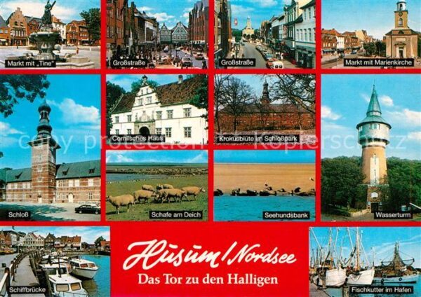 Husum Butjadingen Markt Tine Großstraße Marienkirche Schl