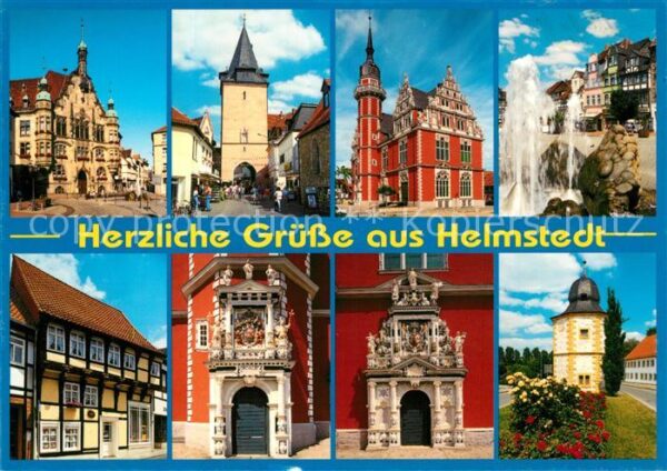 Helmstedt Rathaus Doppelkapelle Marktplatz Brunne
