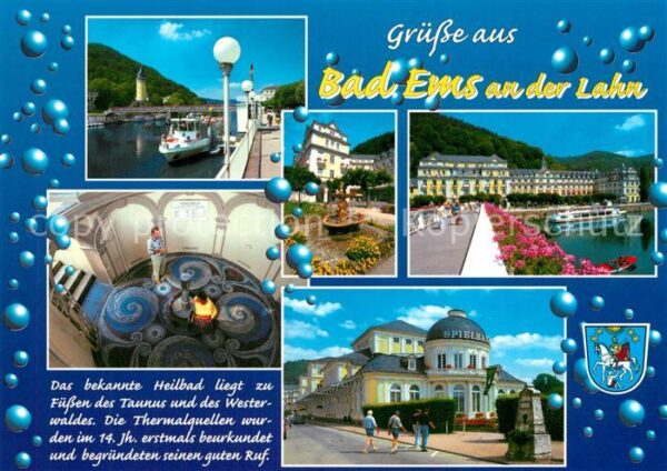 Bad Ems Spielbank Kurpromenade Thermalbad Sanat