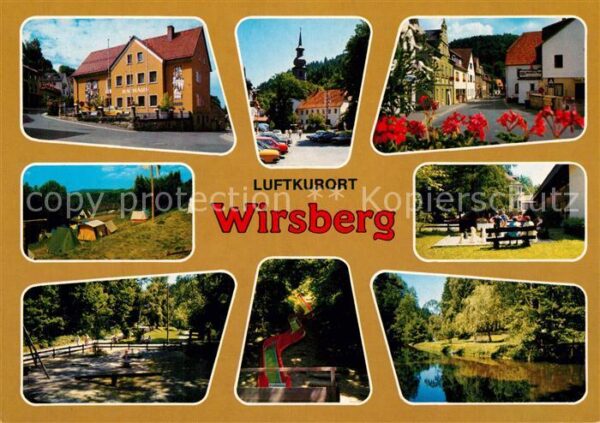 Wirsberg Rathaus Campingplatz Stadtansichten