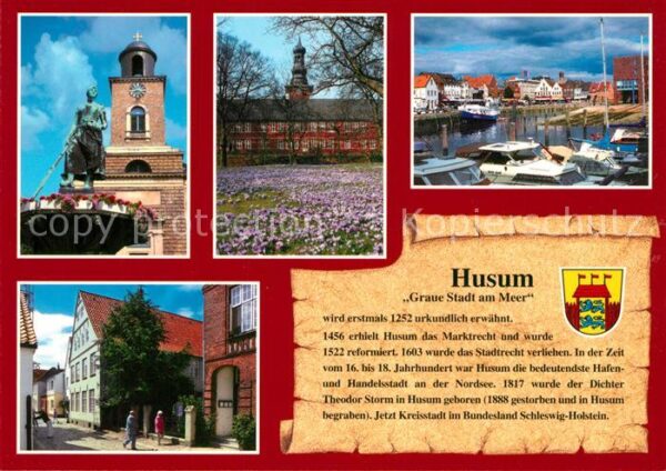 Husum Nordfriesland Tine Marienkirche Krokusblüte Schloss H