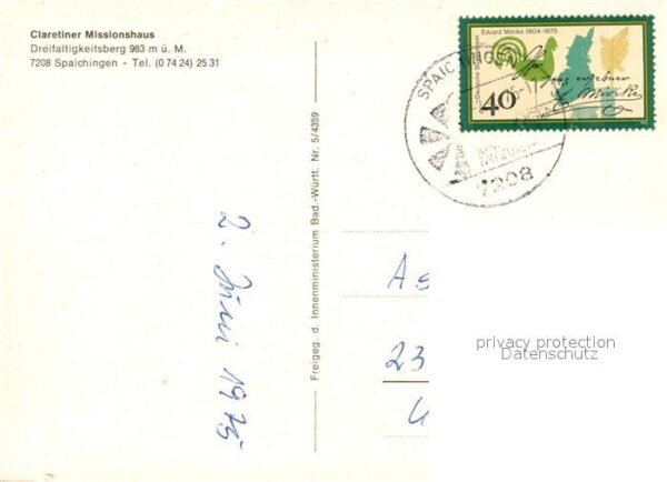 Spaichingen Fliegeraufnahme Claretiner Missionshaus – Bild 2