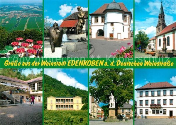 Edenkoben Friedensdenkmal Kirche Rathaus Denkmal