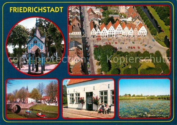 Friedrichstadt Eider Holländerstadt Stadtansichte