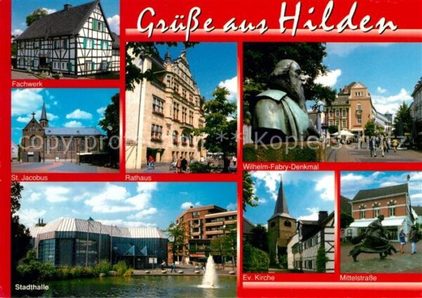 Hilden Mettmann Fachwerk Sankt Jacobus Rathaus Stadthal