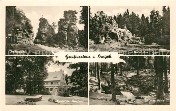 Greifensteine Erzgebirge Naturbühne Gaststätte Berghaus