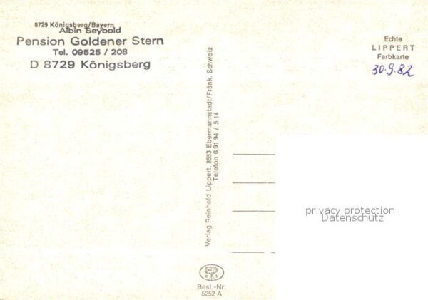 Koenigsberg Bayern Pension Goldener Stern – Bild 2