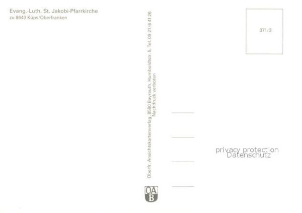 Kueps Evng.-Luth. St. Jakobi-Pfarrkirche – Bild 2
