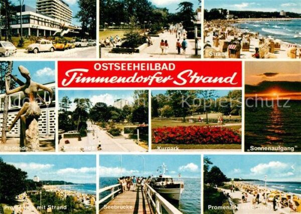Timmendorfer Strand Maritim Kongresshalle Promenade Seebrüc