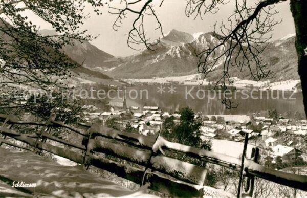 Schliersee Winterlandschaft Jägerkamp Brecherspitz