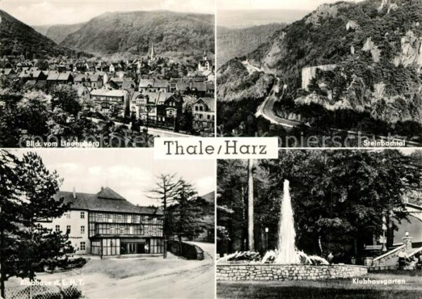 Thale Harz Lindenberg Steinbachtal Klubhaus Klubha