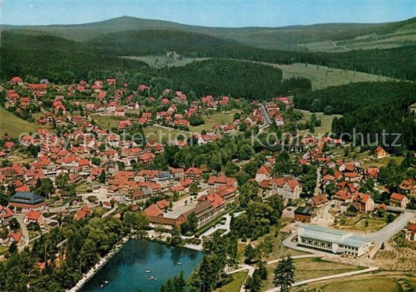 Braunlage Fliegeraufnahme Kurhaus Achtermann