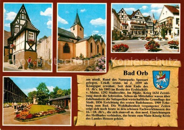 Bad Orb Kleinstes Haus Martins Kirche Marktplat