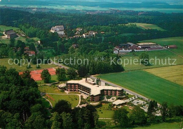 Bad Salzhausen Fliegeraufnahme Haus am Landgrafenteich