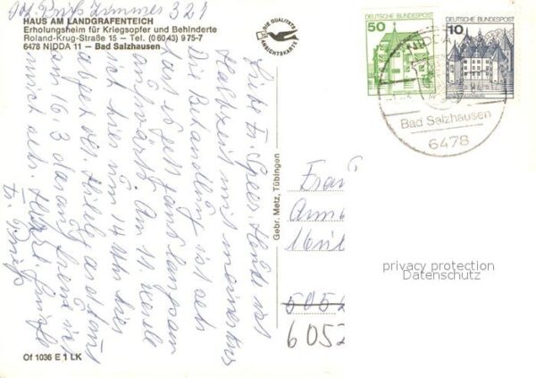 Bad Salzhausen Fliegeraufnahme Haus am Landgrafenteich – Bild 2