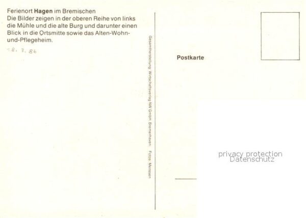 Hagen Bremischen Mühle alte Burg Alten Wohn und Pflegehe – Bild 2