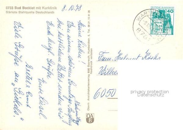 Bad Bocklet Kurklinik Panorama – Bild 2