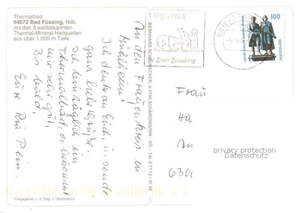 Bad Fuessing Thermal Mineral Heilquellen Fliegeraufn – Bild 2