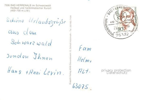 Bad Herrenalb Kurhaus Kurpark Klosterruine – Bild 2